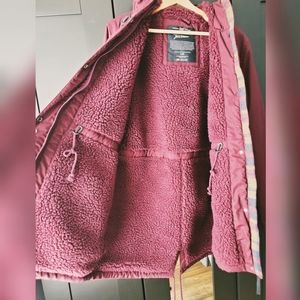 Woods Womens Devon Canvas Sherpa Lined 